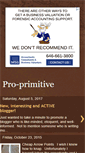 Mobile Screenshot of pro-primitive.com